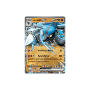Lucario ex (017/∞) - Coleção Escarlete e Violeta - NM - Foil